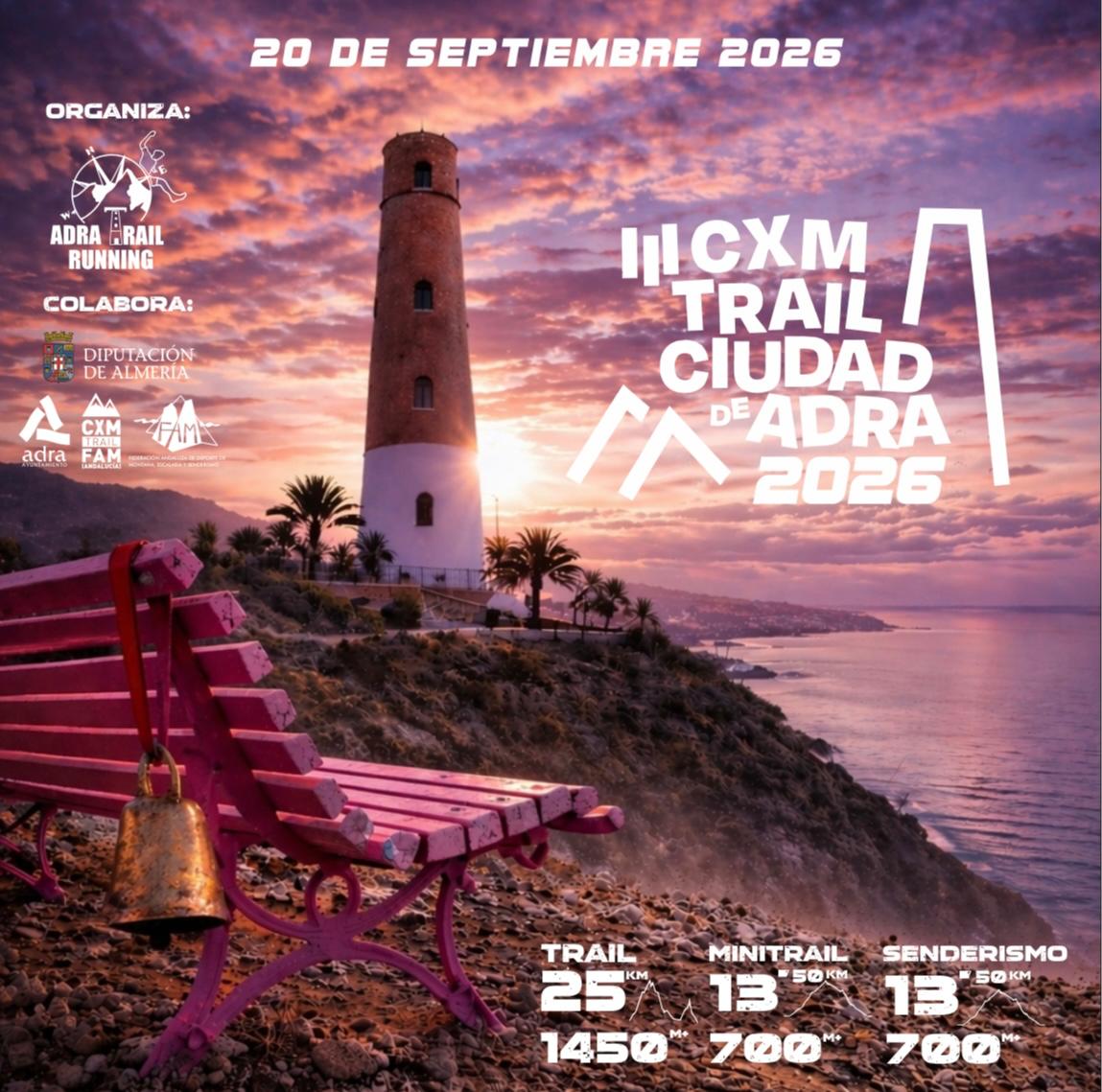 Circuito Provincial de Carreras por Montaña. III CxM Trail Ciudad de Adra 20-09-26